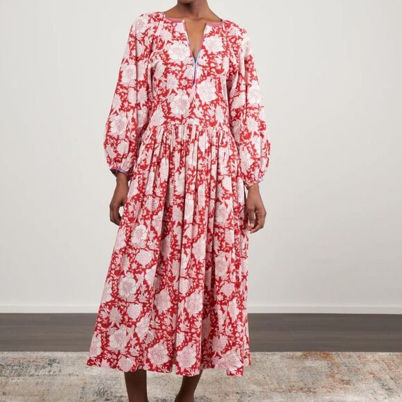 Alix of Bohemia Tuesday Ruby Dress - Picture 1 of 7